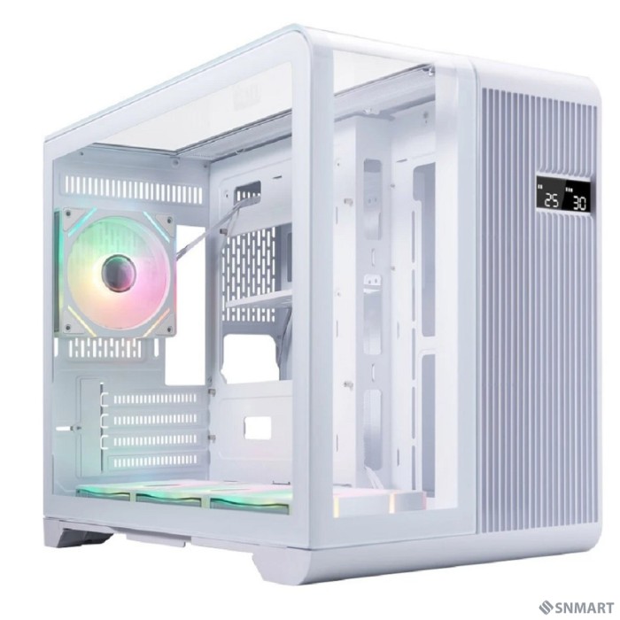 1STPLAYER RT6 ARGB White / mATX / 4x120mm ARGB fans / RT6-WH-3FC7R-W-1FC7-W