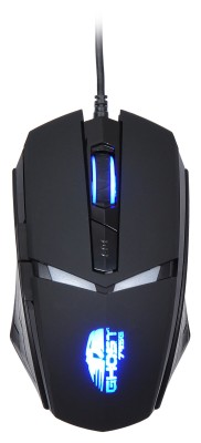 Мышь Оклик 795G GHOST черный оптическая (2400dpi) USB для ноутбука (6but)