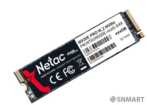 Накопитель SSD Netac PCI-E 3.0 256Gb NT01N930E-256G-E4X(N) N930E Pro M.2 2280