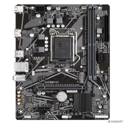 Gigabyte H410M K 2.0 (LGA1200, Q470E, 2*DDR4 (2933), 2*SATA RAID, M.2, 2*PCIe, HDMI, 2*USB 3.2, 4*USB 2.0) RTL