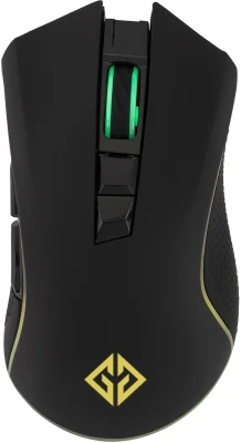 Мышь GMNG GG-MS400WO черный оптическая (10000dpi) беспроводная USB для ноутбука (7but)
