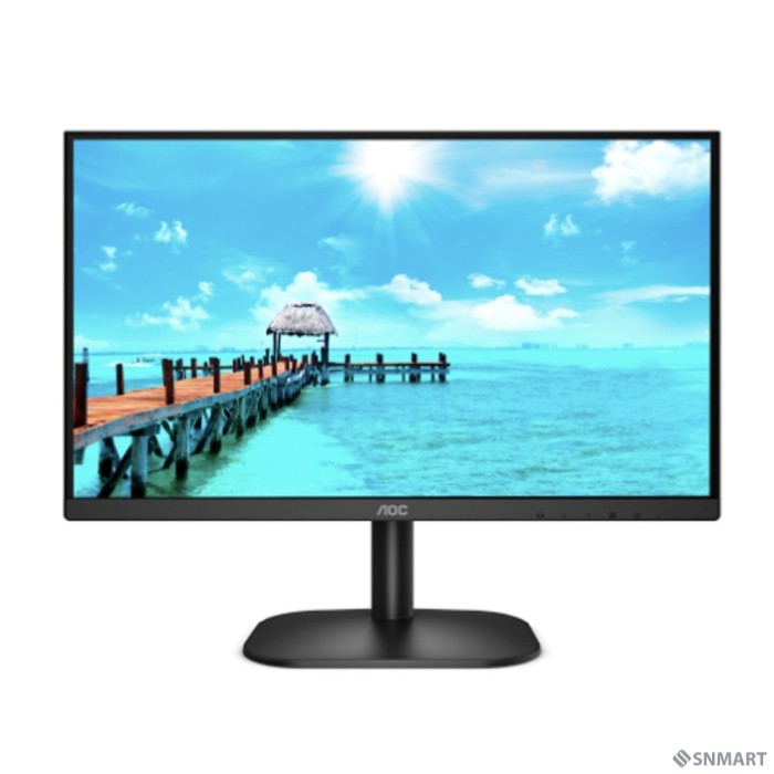 LCD AOC 23.8" 24B2XHM2 черный [VA 1920x1080 75Hz 4ms 178/178 250cd 20M:1 HDMI VESA]