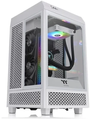 Компьютерный корпус Thermaltake The Tower 100 белый без БП miniITX