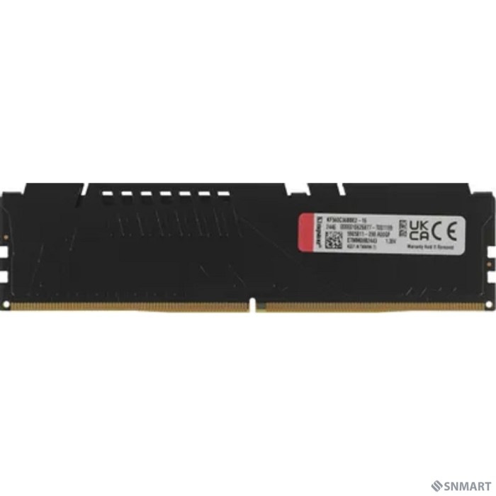 Kingston 16GB 6000MT/s DDR5 CL36 DIMM FURY Beast Black EXPO KF560C36BBE2-16