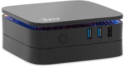 Неттоп IRU 110JLCN (мини-пк) Cel N5105 (2ГГц) 8ГБ SSD 256ГБ UHDG noOS БП 30W черный (1975163)