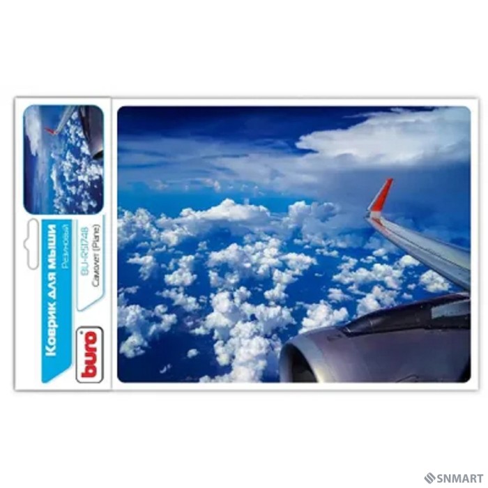 Коврик для мыши Buro BU-R51748 рисунок/самолет [338258]