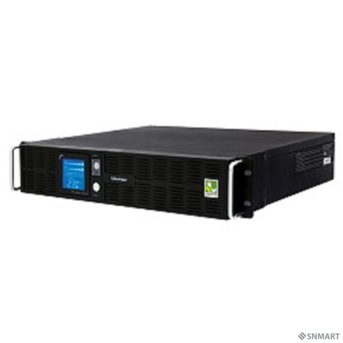 CyberPower PR1000ELCDRT2UA ИБП [Line-Interactive, 1000VA/900W USB/RS-232/Dry/EPO/SNMPslot/RJ11/45 (8 IEC С13), 12В/7 Ач х 4]