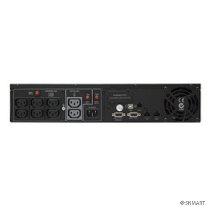 CyberPower PR1000ELCDRT2UA ИБП [Line-Interactive, 1000VA/900W USB/RS-232/Dry/EPO/SNMPslot/RJ11/45 (8 IEC С13), 12В/7 Ач х 4]