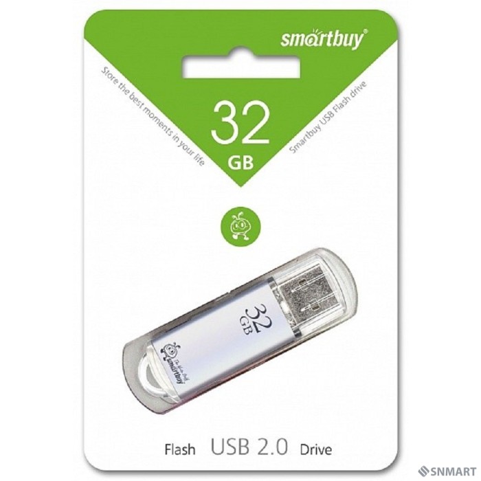 Smartbuy USB Drive 32Gb V-Cut series Silver SB32GBVC-S