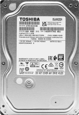Жесткий диск (HDD) Toshiba DT01ACA 1 ТБ (DT01ACA100)