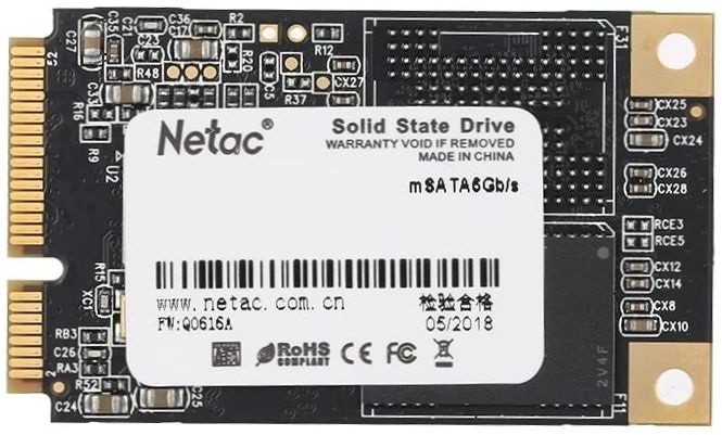 Накопитель SSD Netac 128 ГБ N5M mSATA SATA-III (NT01N5M-128G-M3X)