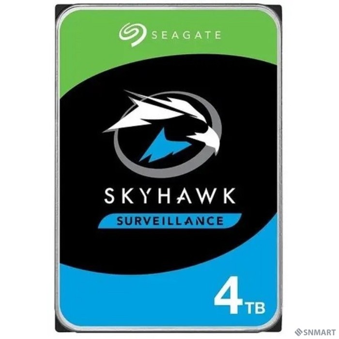 4TB Seagate Skyhawk (ST4000VX016) [Serial ATA III, 5400 rpm, 256mb, для видеонаблюдения]