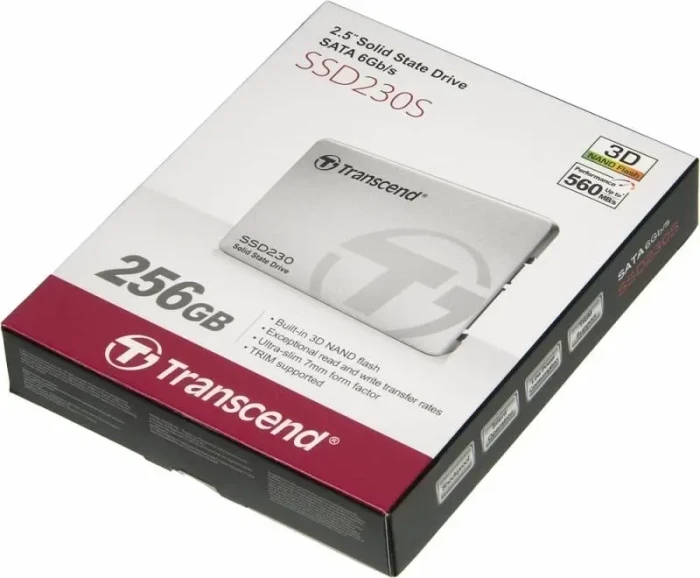 Накопитель SSD Transcend 256 ГБ 2.5" SATA-III (TS256GSSD230S)