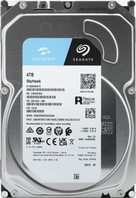 Жесткий диск (HDD) Seagate Skyhawk 4 ТБ (ST4000VX016)