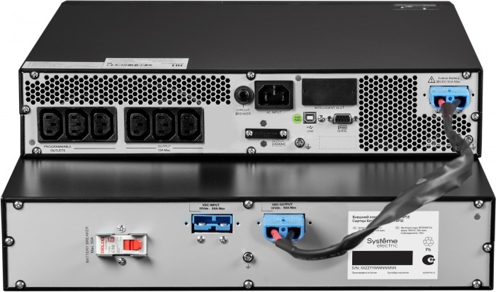 Источник бесперебойного питания Systeme Electriс SRV SRVSE1KRTXLI 900Вт 1000ВА черный