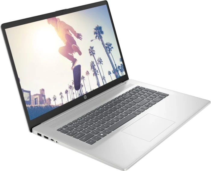 Ноутбук HP 17-cn3009ci Core i7 1355U 16ГБ SSD 1ТБ Intel Iris Xe graphics 17.3" IPS FHD Free DOS серебристый (7P523EA)