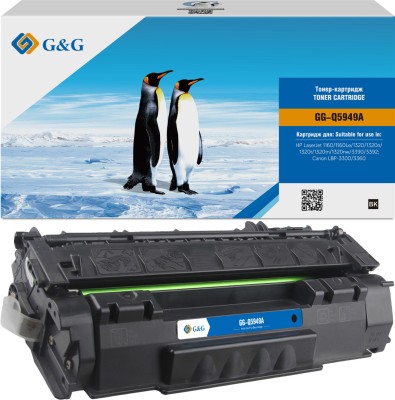 Картридж лазерный G&amp;G GG-Q5949A черный (2500стр.) для HP LJ 1160/1160Le/1320/1320n/1320t/1320tn/1320nw/3390/3392 Canon LBP-3300/3360