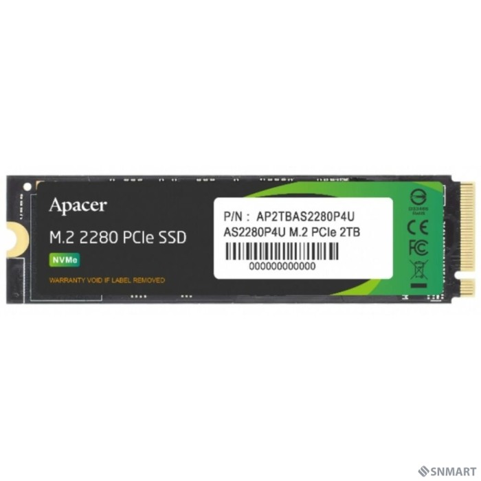 M.2 2280 2TB Apacer AS2280P4U Client SSD AP2TBAS2280P4U-1 [AP2TBAS2280P4U-1]