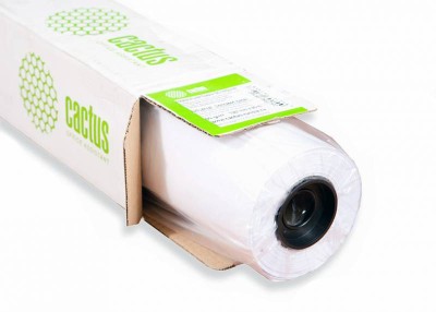 Бумага Cactus CS-PC90-61045 24&quot;(A1) 610мм-45м/90г/м2/белый CIE169% универсальная (с покрытием) втулка:50.8мм (2&quot;) (упак.:1рул)