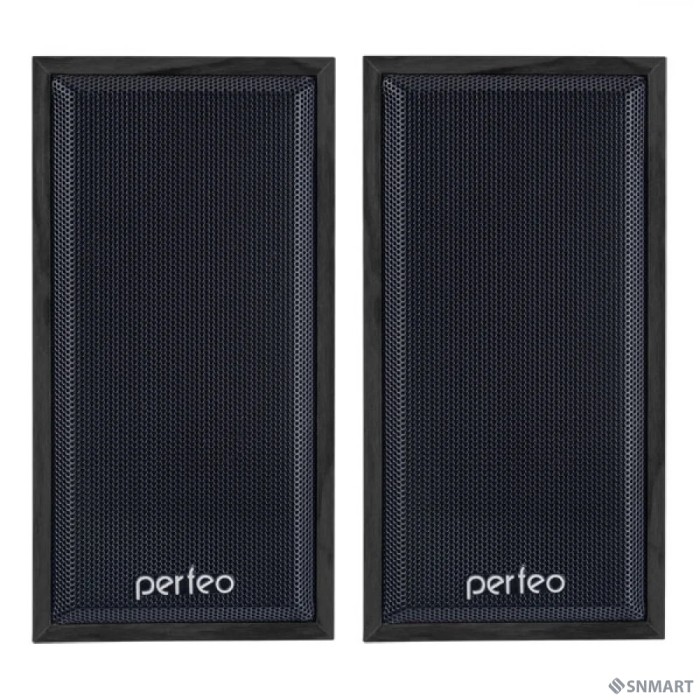 Perfeo колонки "Cabinet" 2.0, мощность 2х3 Вт (RMS), чёрн дерево, USB (PF-84-BK)