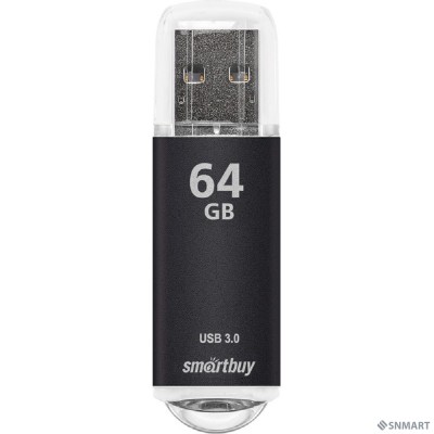 Smartbuy USB Drive 64Gb V-Cut Black SB64GBVC-K3