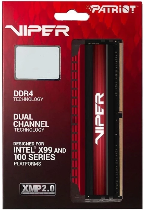 Оперативная память DDR4 Patriot Viper 4 2x32 ГБ 3200MHz (PV464G320C6K)