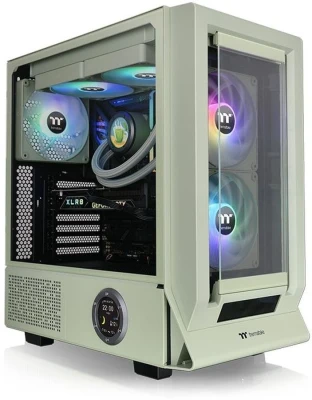 Компьютерный корпус Thermaltake Ceres 350 MX Matcha зеленый без БП ATX