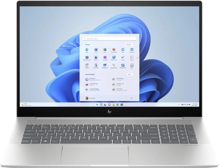 Ноутбук HP Envy 17-cw0007ci Core i7 13700H 16ГБ SSD 512ГБ Intel Iris Xe graphics 17.3" IPS FHD Windows 11 Home серебристый (8F5Q3EA)