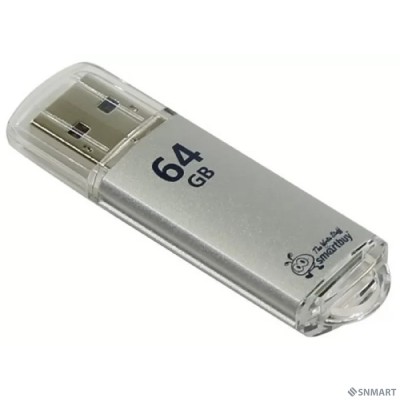 Smartbuy USB Drive 64GB V-Cut Silver (SB64GBVC-S3) UFD 3.0/3.1