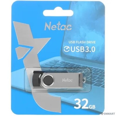 Netac USB Drive 32GB U505 USB3.0, ABS+Metal housing [NT03U505N-032G-30BK]
