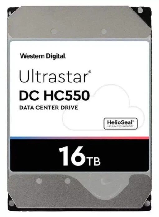 Жесткий диск (HDD) WD Ultrastar DC HC550 16 ТБ (0F38357 WUH721816AL5204)
