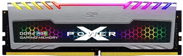 Оперативная память DDR4 Silicon Power Xpower Turbine RGB 8 ГБ 3200MHz (SP008GXLZU320BSB)