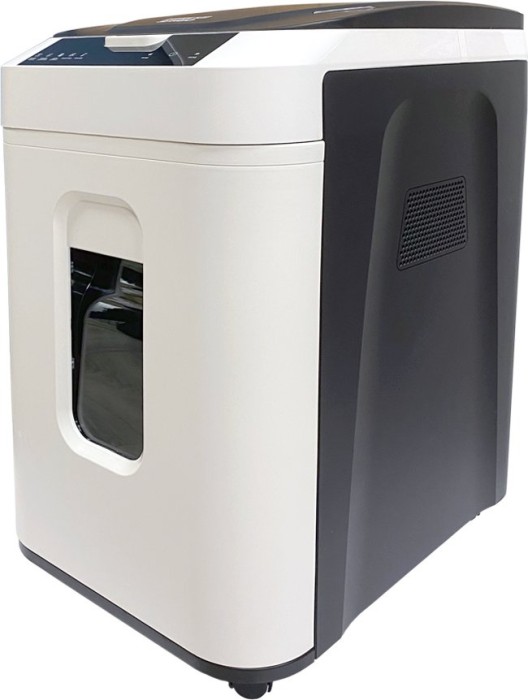 Шредер Office Kit SA180 1,9x12 белый/черный с автоподачей (секр.P-5) фрагменты 14лист. 35лтр. скрепки скобы пл.карты