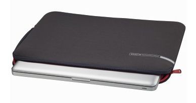 Чехол для ноутбука 13.3" Hama Neoprene серый/красный неопрен (00101549)