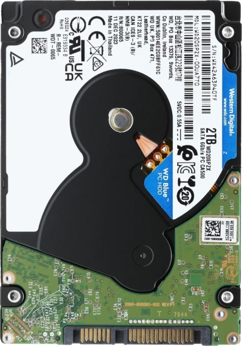 Жесткий диск (HDD) WD Blue 2 ТБ (WD20SPZX)