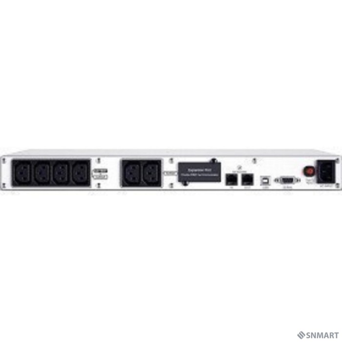 CyberPower OR1500ERM1U ИБП [Line-Interactive, 1500VA/900W USB/RS-232/SNMPslot /RJ11/45 (4+2 IEC С13), 6В/9 Ач х 4]