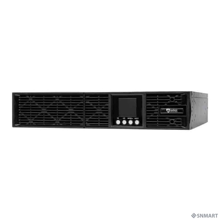 Сайбер Электро ИБП ЭКСПЕРТ-3000Р [Онлайн, стойка/на пол, 3000ВА/2700Вт USB/RS-232/SNMP Slot/EPO (8 IEC С13);(1) C19 (12В /9Ач х6) 2U]