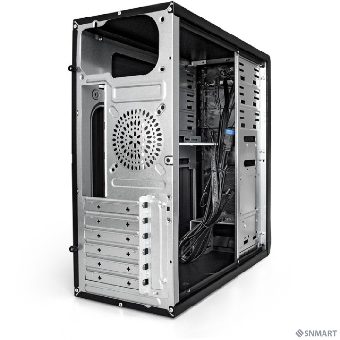 Exegate EX278394RUS Корпус Miditower Exegate CP-603 Black, ATX, <без БП>, 2*USB+2*USB3.0, Audio