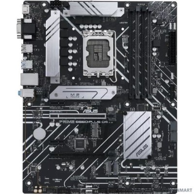 ASUS PRIME B660-PLUS D4 (Socket 1700, ATX, 4xDDR4(128GB), D-SUB/HDMI 2.1/DP, 1xPCIe 4.0x16, 1xPCIe 3.0x16/2xPCIe 3.0, 1xLAN, 4xSATA 6Gb/s, 3xM.2, 1xM.2 E key, 1xUSB-C, 3xUSB 3.2, 2xUSB 2.0)
