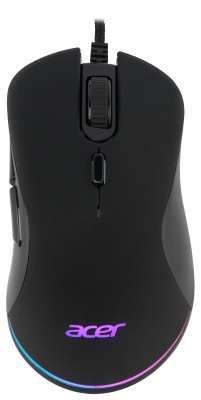 Мышь Acer OMW190 черный оптическая 6400dpi USB 6but (ZL.MCEEE.00T)