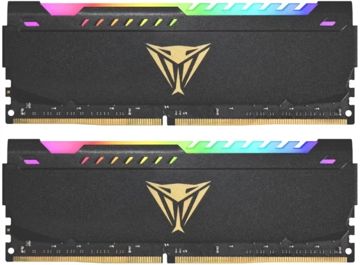 Оперативная память DDR4 Patriot Viper Steel RGB 2x32 ГБ 3200MHz (PVSR464G320C8K)