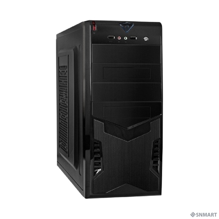 Exegate EX280388RUS Корпус Miditower Exegate CP-604 Black, ATX, <CP450W, 80mm>, 2*USB, Audio