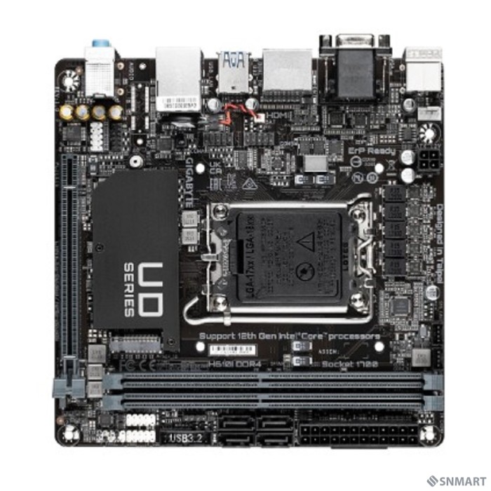 Gigabyte H610I DDR4 [Soc-1700 Intel H610 2xDDR4 mini-ITX AC`97 8ch(7.1) GbLAN+VGA+HDMI+DP]