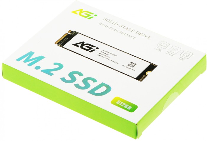 Накопитель SSD AGi PCIe 4.0 x4 512GB AGI512G44AI818 AI818 M.2 2280