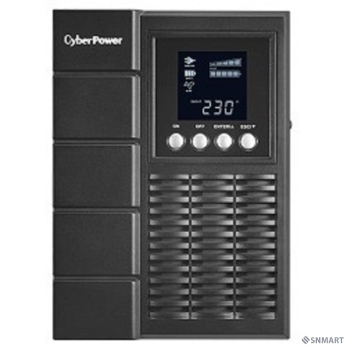 CyberPower OLS1500E ИБП [Online, Tower, 1500VA/1350W USB/RS-232/SNMPslot (4 IEC С13) NEW, 12В/9 Ач х 3]