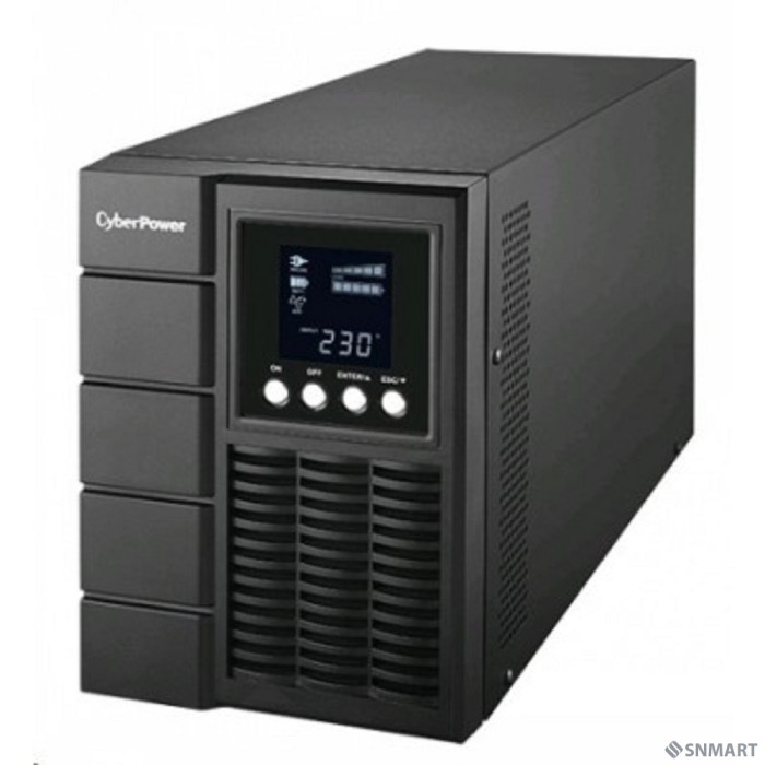 CyberPower OLS1500E ИБП [Online, Tower, 1500VA/1350W USB/RS-232/SNMPslot (4 IEC С13) NEW, 12В/9 Ач х 3]