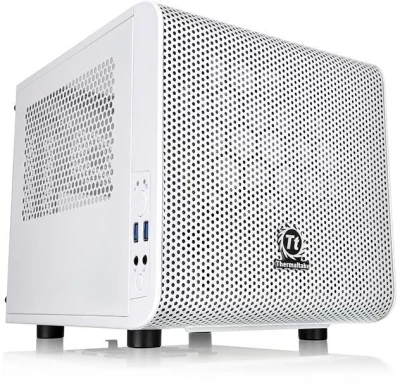Компьютерный корпус Thermaltake Core V1 Snow белый без БП miniITX