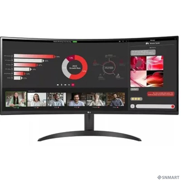 LCD LG 34" 34WR50QK-B UltraWide [VA 3440x1440 Curved 100Hz 2xHDMI DisplayPort]
