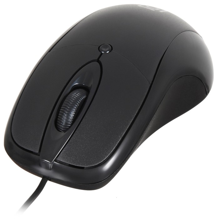 Мышь Оклик 285V2 черный оптическая (1000dpi) USB (3but)