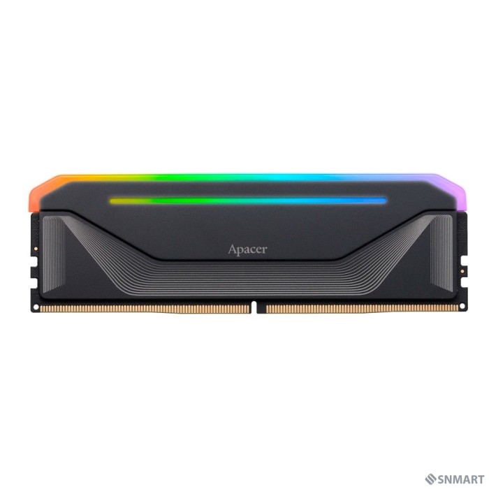 Оперативная память Apacer  DDR5  16GB  6000MHz DIMM NOX RGB Black Gaming Memory CL38 1.35V (Retail) 2048*8  Heat Sink (Retail) 3 years (AH5U16G60C622NBAA-1)